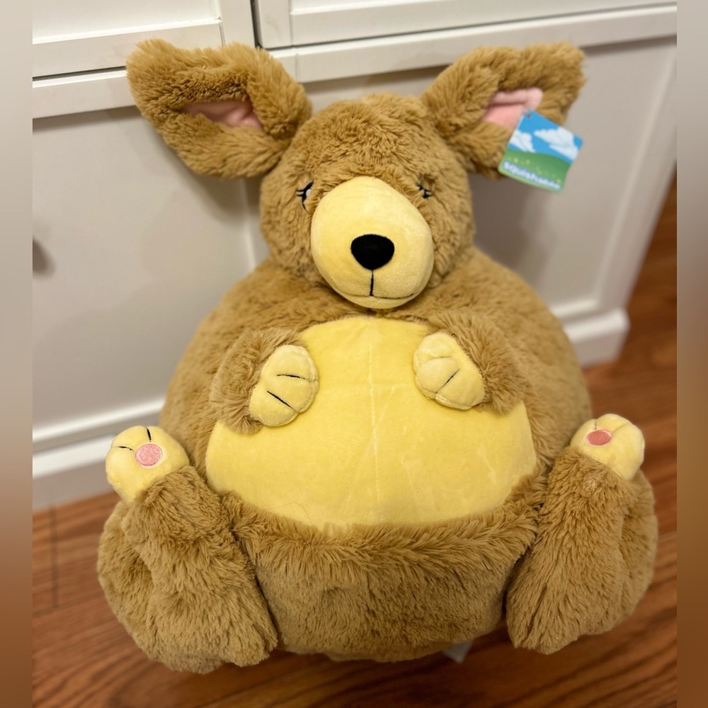 Squishable Mamma Kangaroo Stuffed Animal Plush Toy 11" Brown & Cream